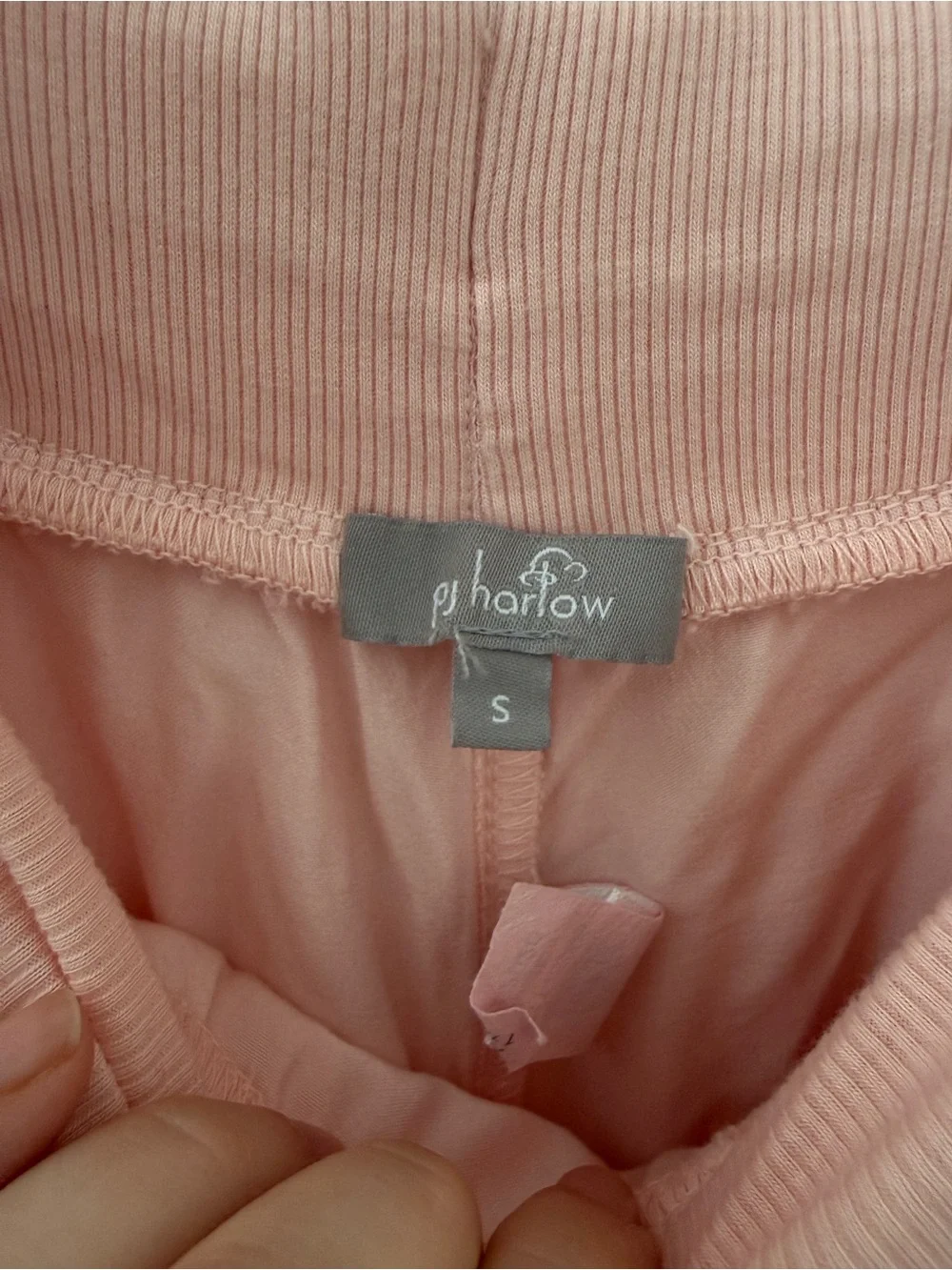 PJ Harlow Jolie Pants Laura Top Pale Pink Satin Pajama Set Tank Top - Picture 4 of 6